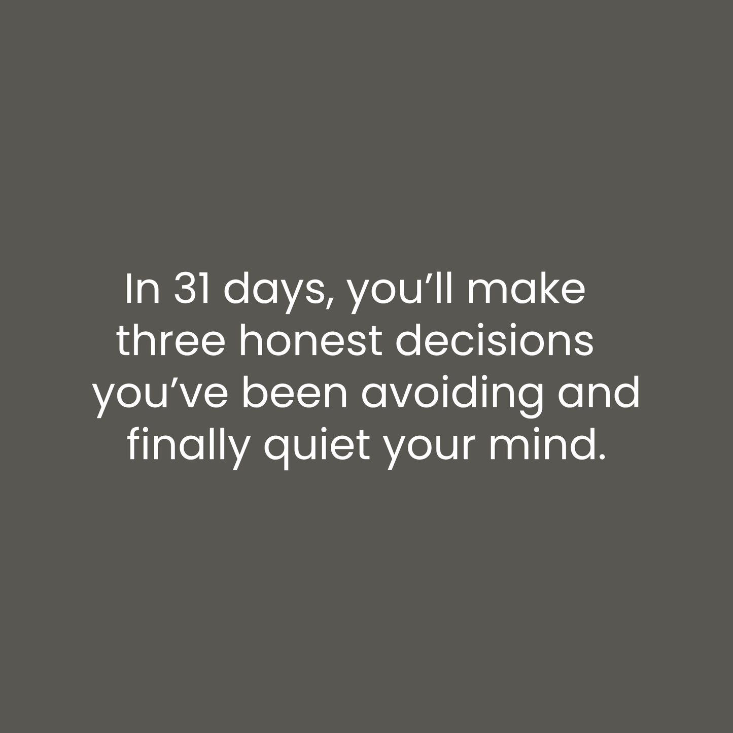 Innerprints 31-Day Men’s Clarity Program