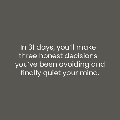 Innerprints 31-Day Men’s Clarity Program